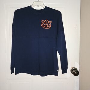 Auburn University Navy Long Sleeve Top